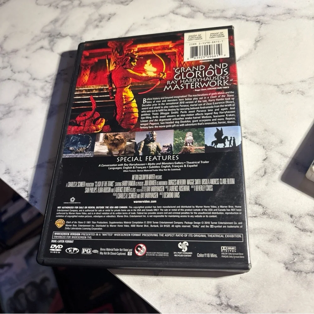 Clash of the Titans DVD